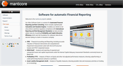 Desktop Screenshot of manticore-projects.com